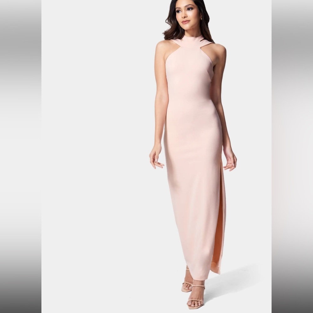 Bebe Choker Neck Gown